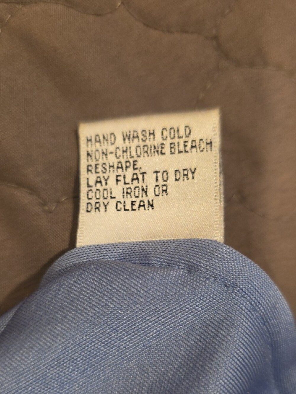 Vtg Talbots Light Blue Long-Sleeve Silk Dress Shirt - Picture 5 of 5